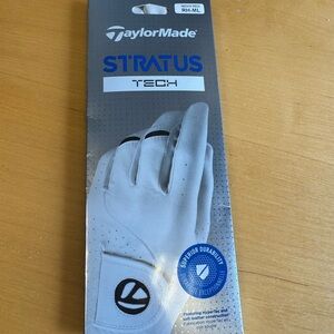TaylorMade Stratus Tech Glove - Blue and White RIGHT Hand Men’s M/L
